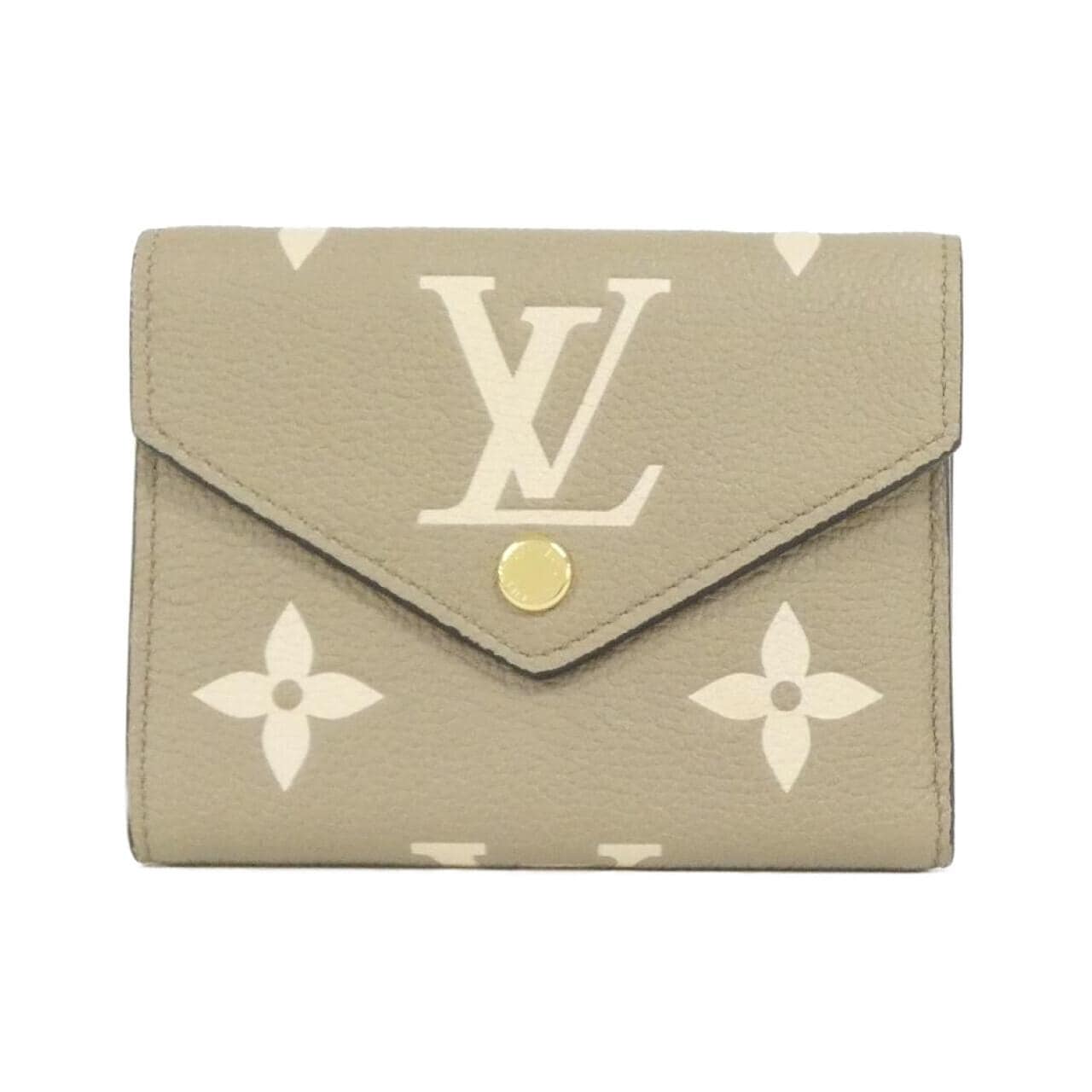 ルイヴィトン バイカラー モノグラム アンプラント ポルトフォイユ ヴィクトリーヌ M81861 財布