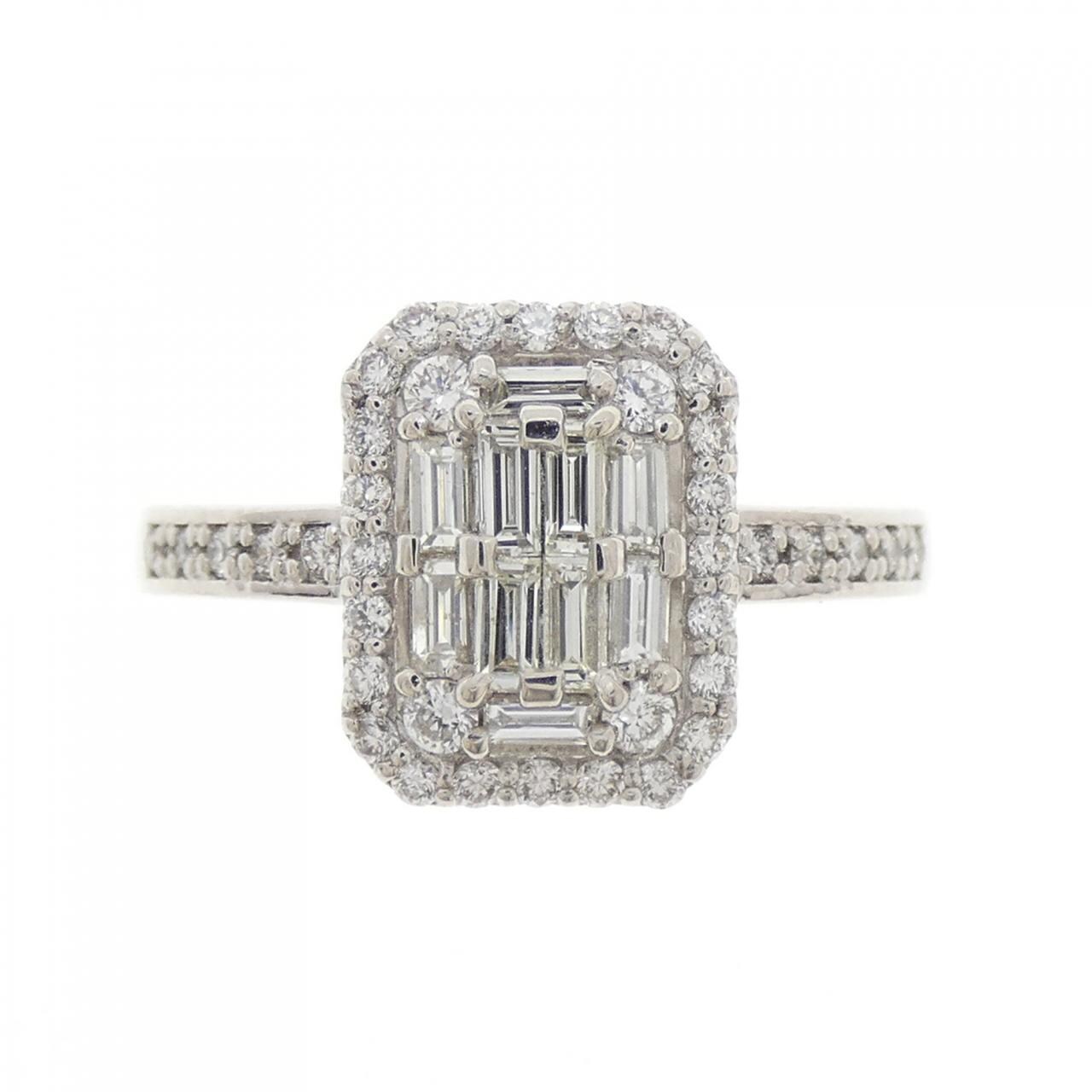 【新品】PT900 ダイヤモンド リング 0.50CT