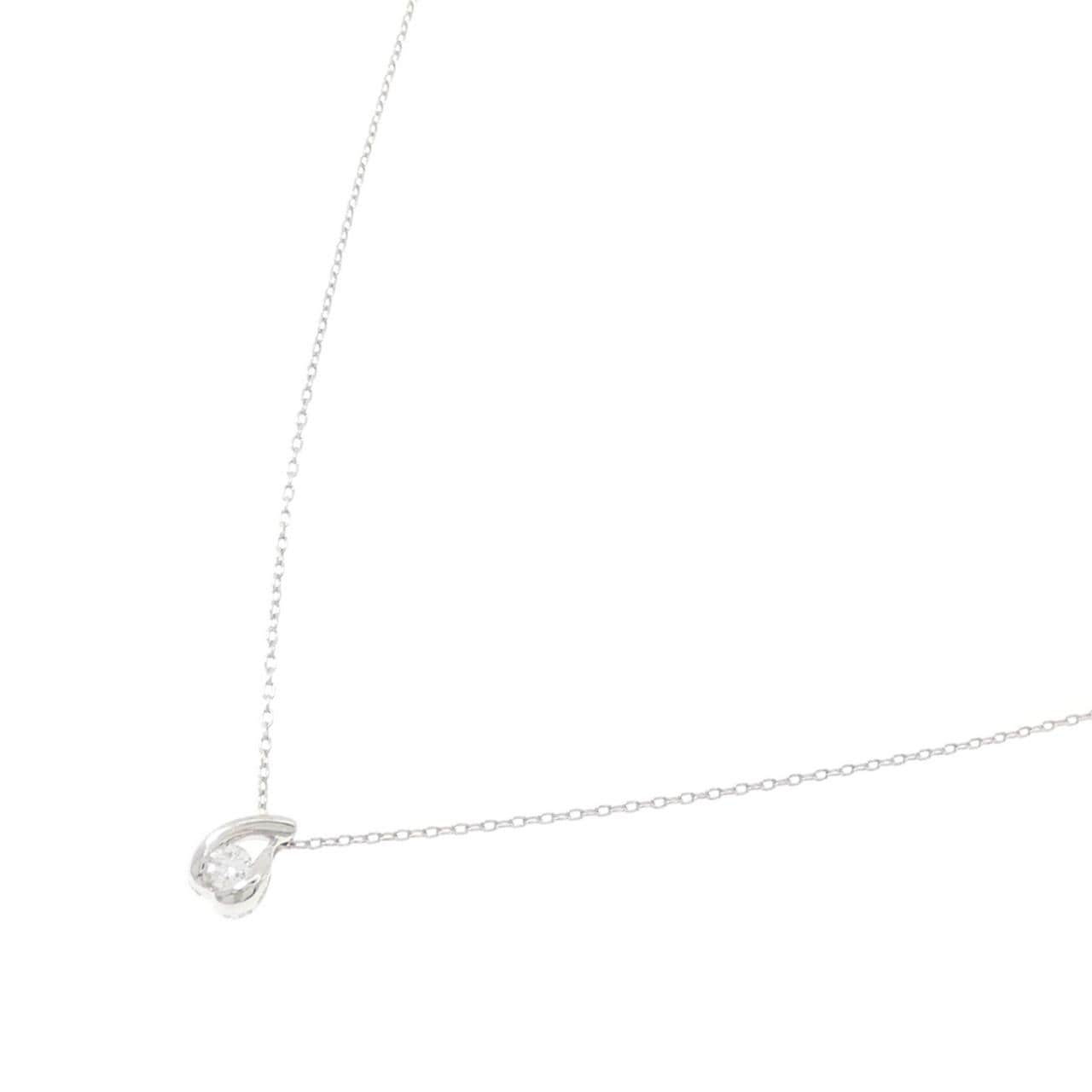 K10WG ダイヤモンド ネックレス 0.05CT