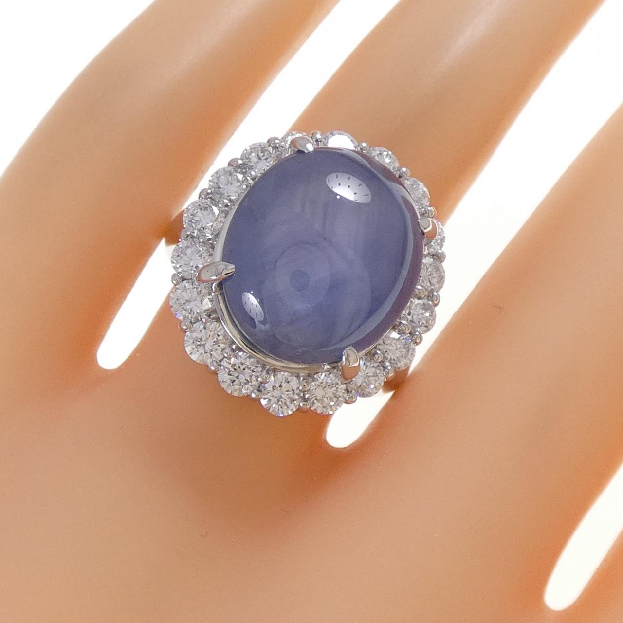 PT900 スターサファイヤ リング 23.82CT