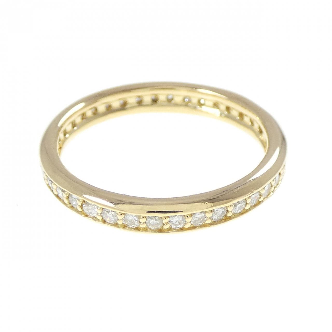 K18YG フルエタニティ ダイヤモンド リング 0.50CT