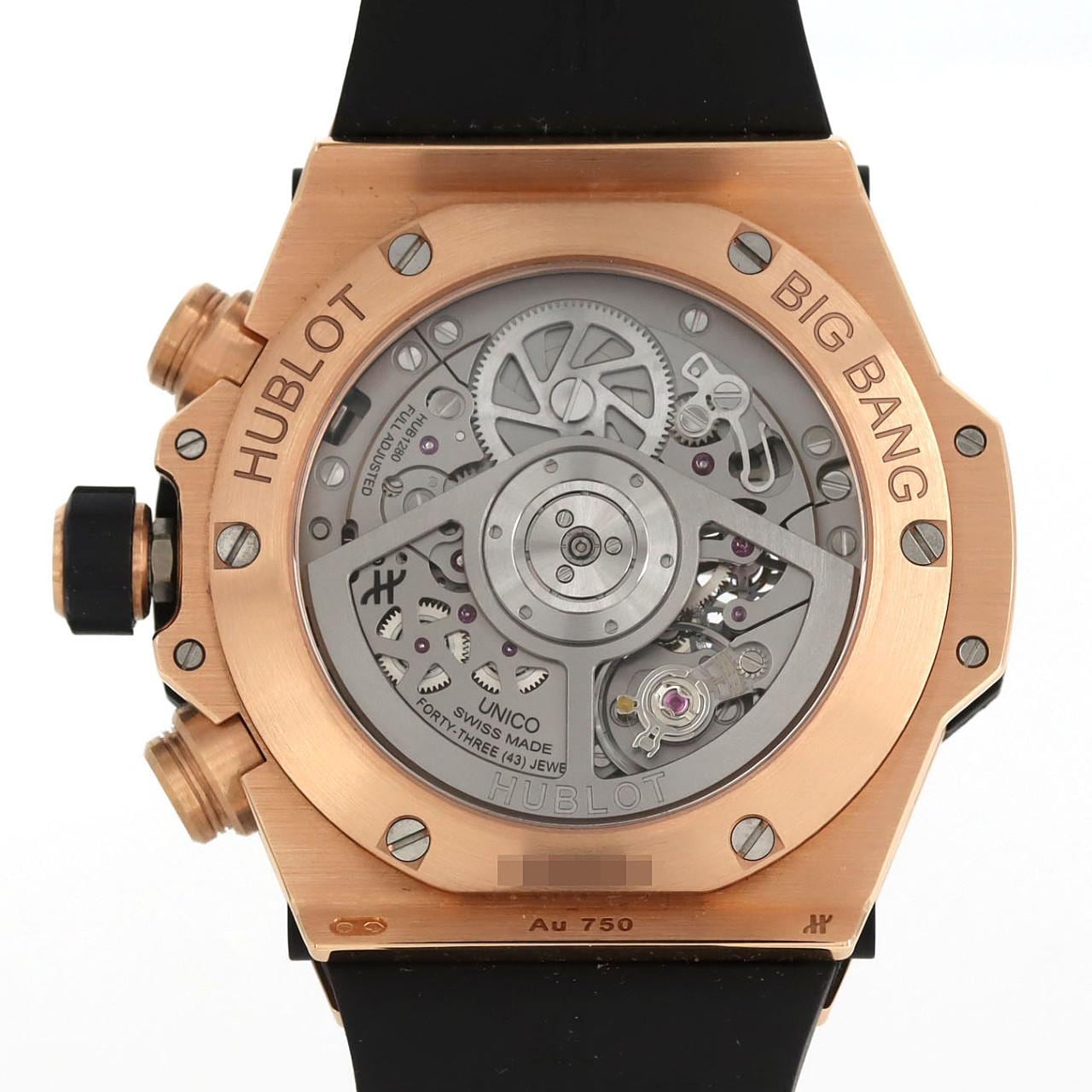 ウブロ ビッグバン ウニコ キングゴールドセラミック PG 441.OM.1181.RX PG･RG 自動巻