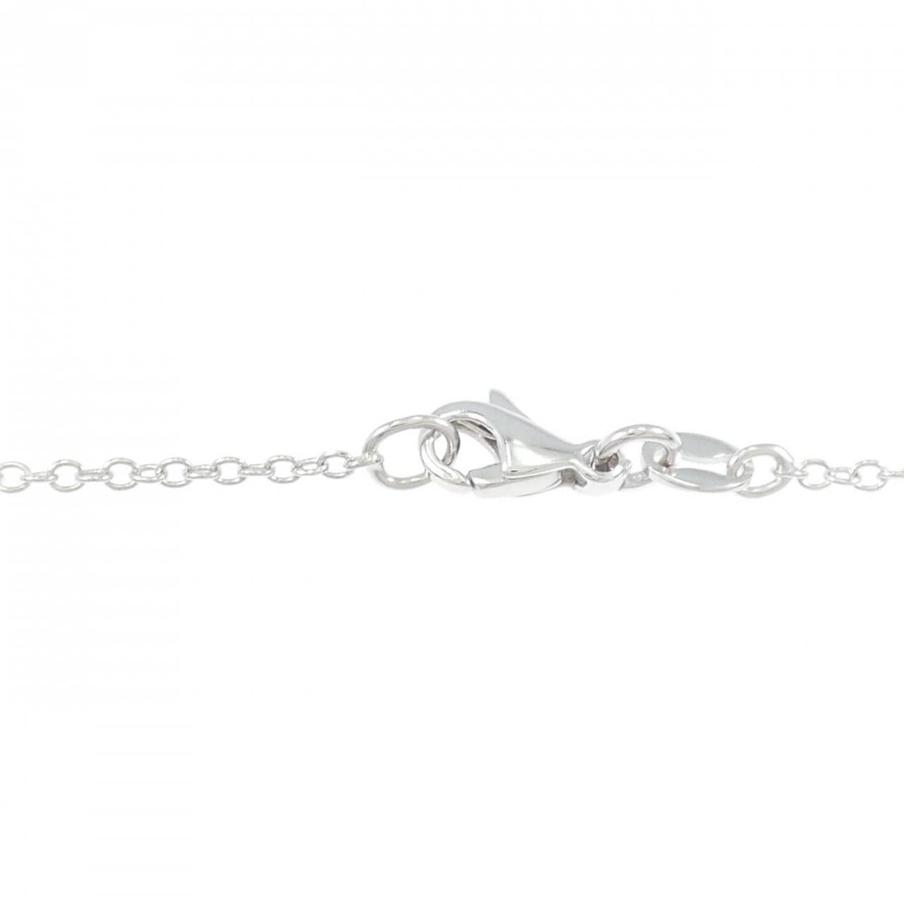 K18WG/750WG クロス ネックレス