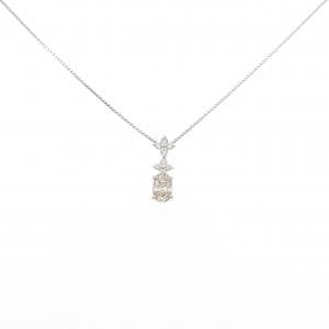 K18WG ダイヤモンド ネックレス 0.528CT