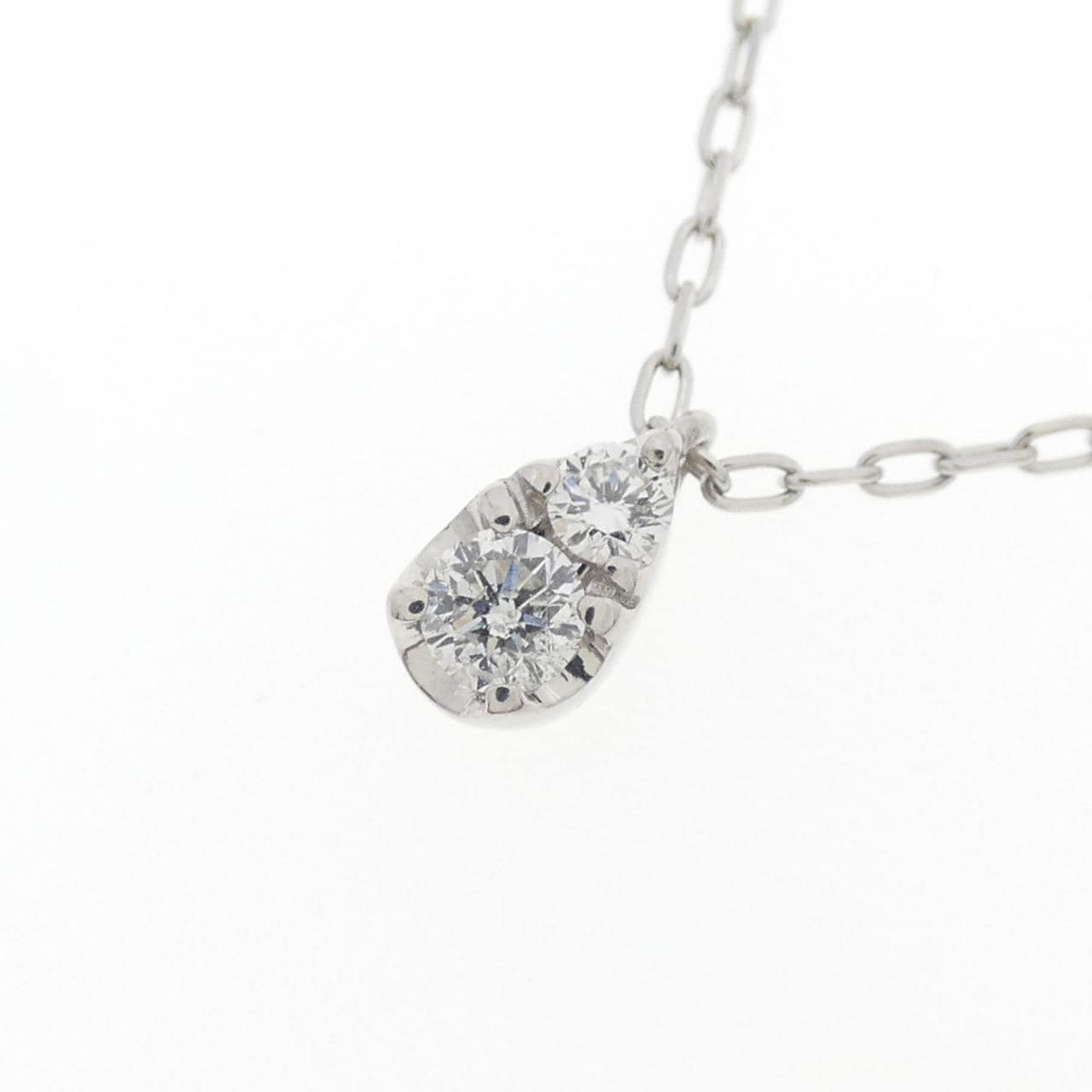 PT950/PT850 ダイヤモンド ネックレス 0.10CT