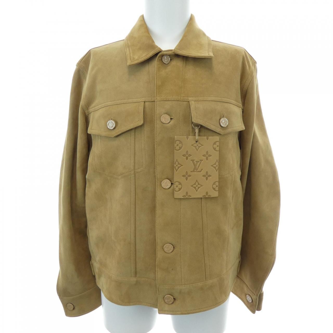 ルイヴィトン LOUIS VUITTON スエードデニムジャケット HKL51EZLN レザージャケット