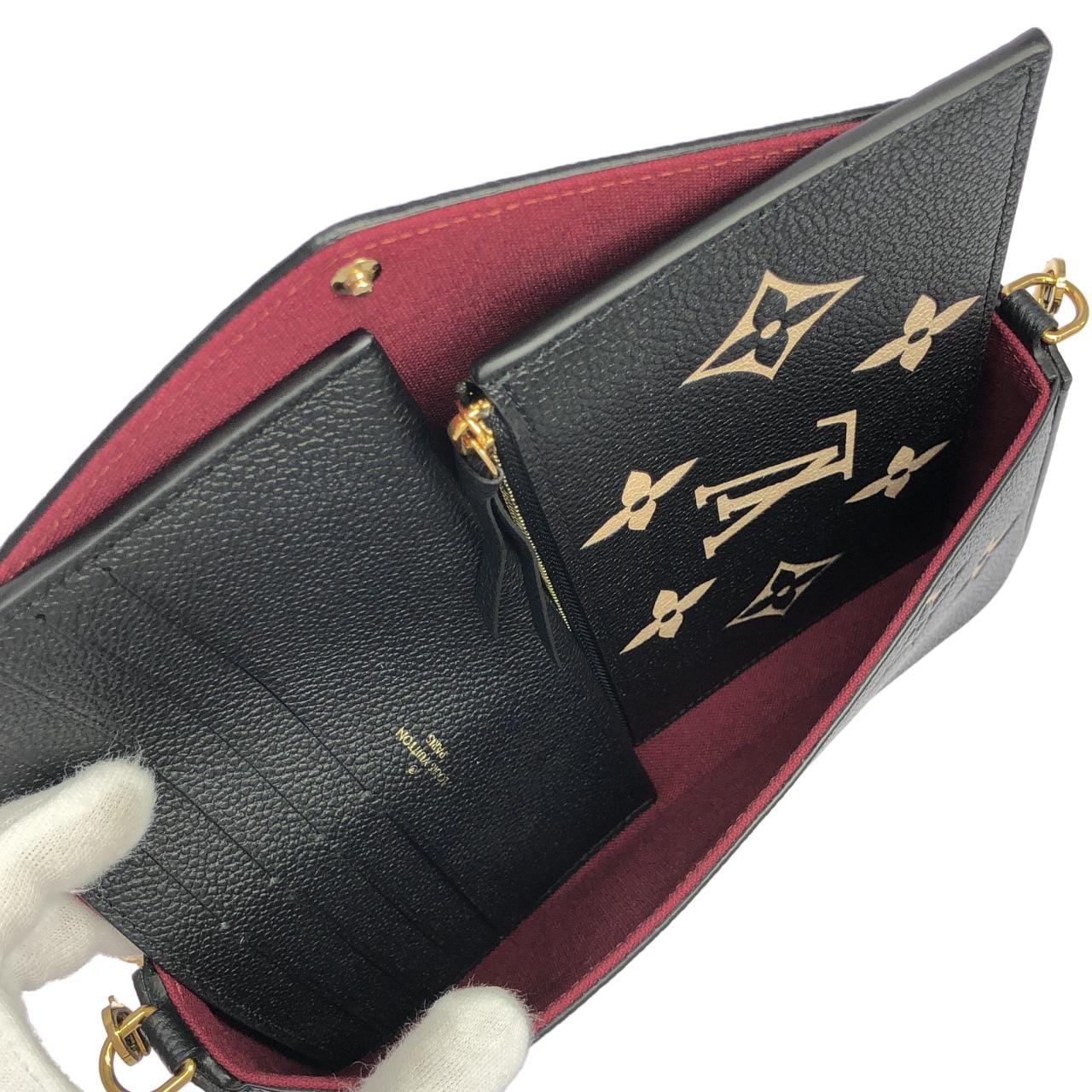 ルイヴィトン バイカラー モノグラム アンプラント ポシェット フェリシー M80482 ショルダーバッグ