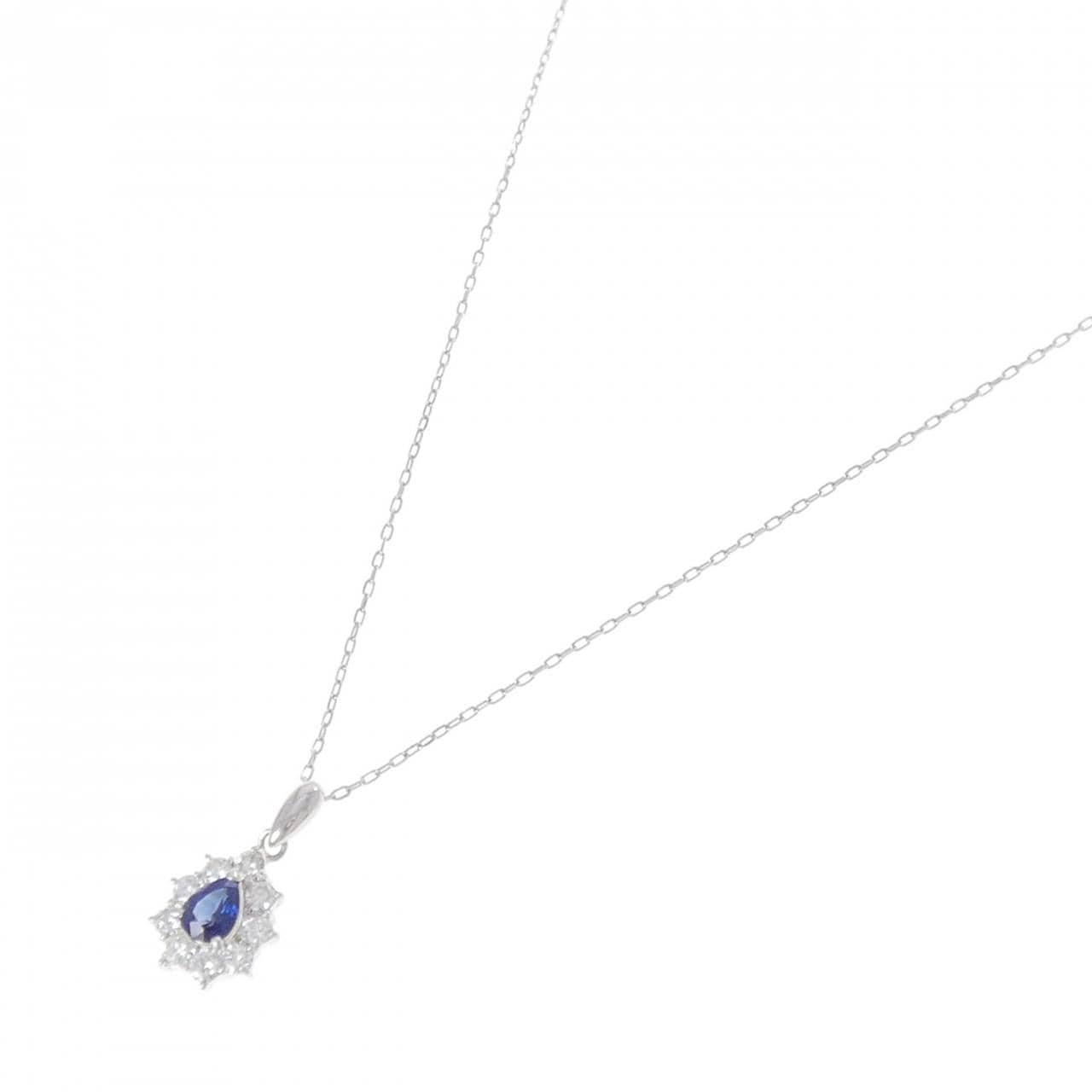 PT900/PT850 サファイヤ ネックレス 0.53CT