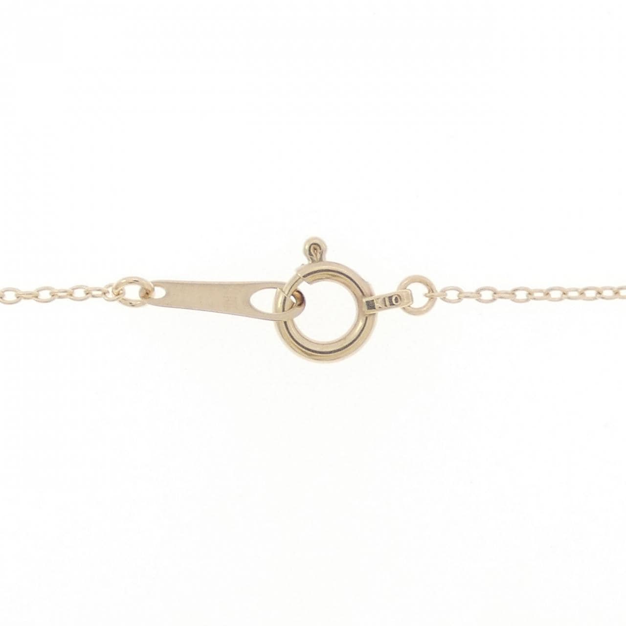 【リメイク】K10YG ホースシュー ダイヤモンド ネックレス 0.15CT