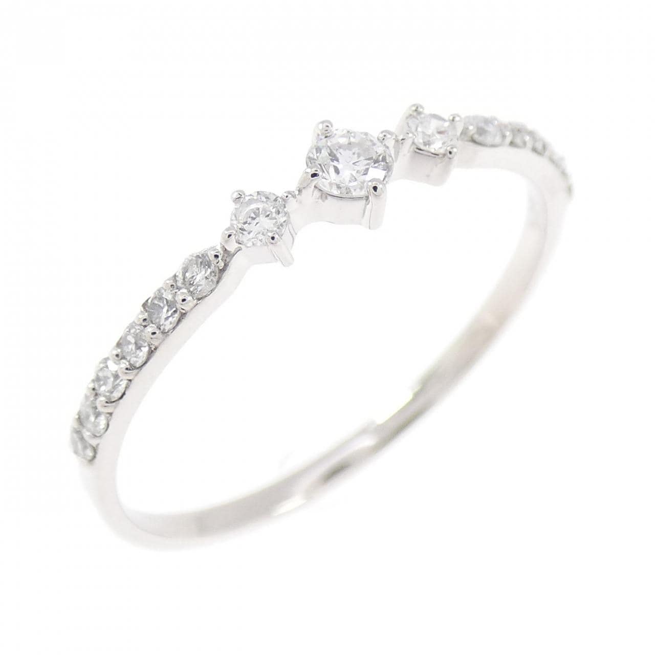 PT950 ダイヤモンド リング 0.20CT
