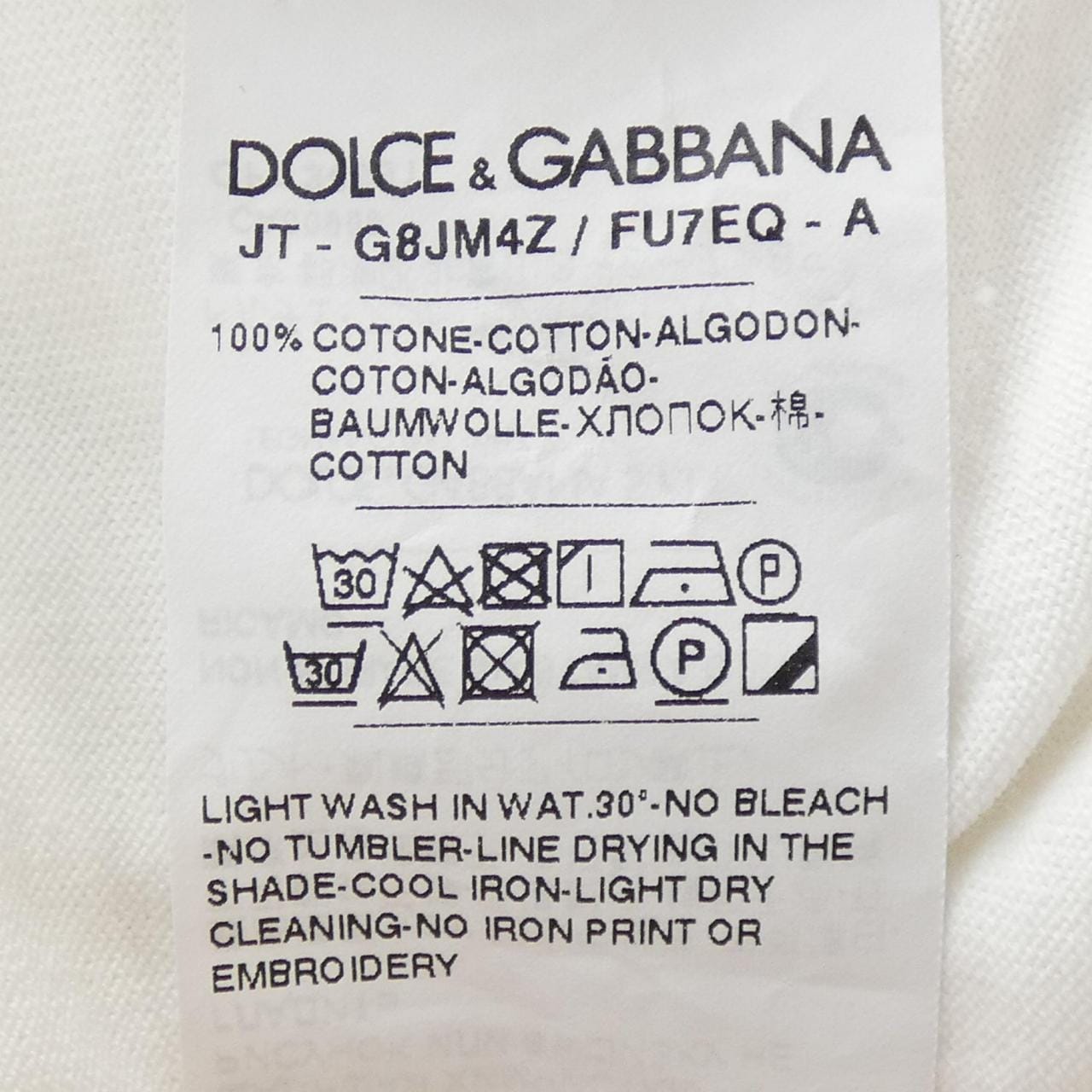 ドルチェアンドガッバーナ DOLCE&GABBANA Tシャツ