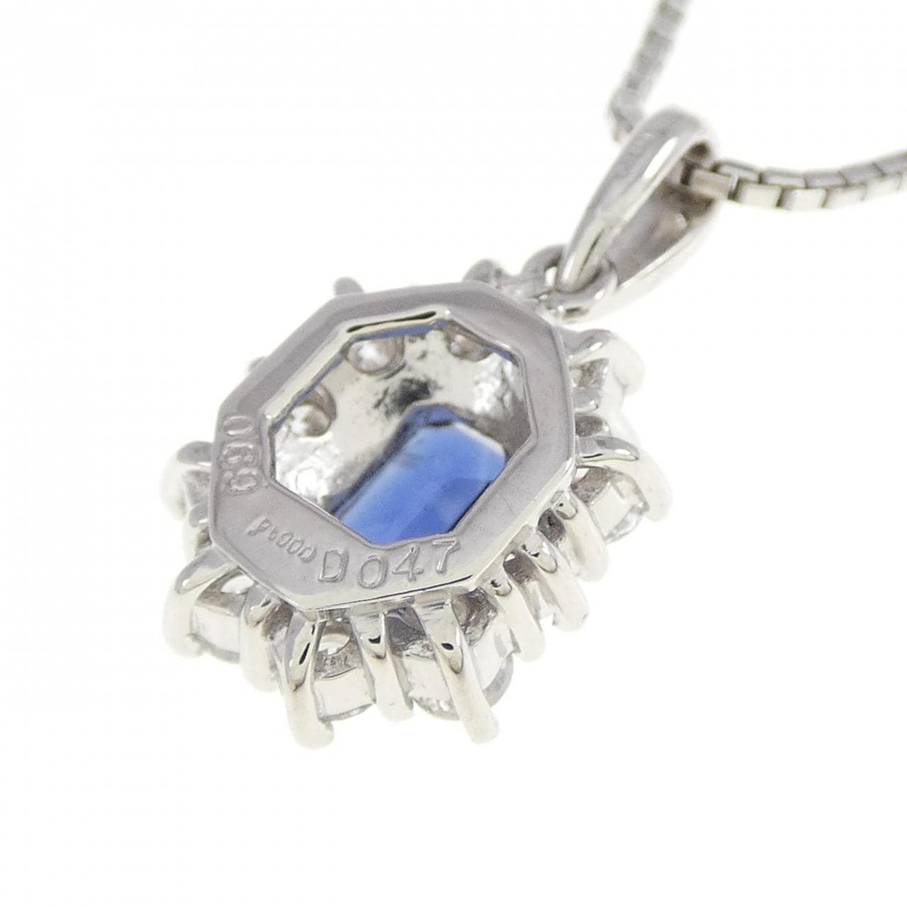 PT Sapphire Necklace 0.69CT