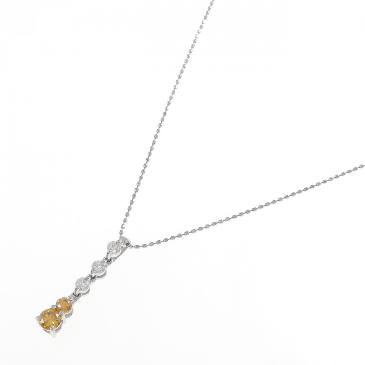 PT900/PT850 ダイヤモンド ネックレス 0.43CT