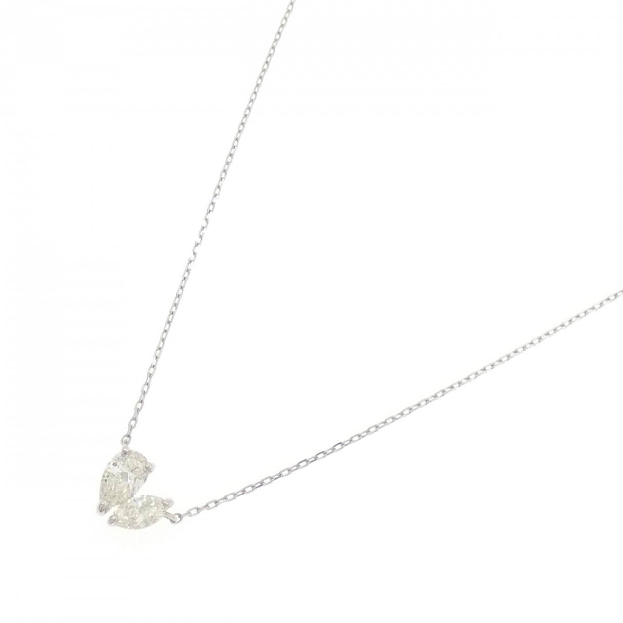 【新品】PT900/PT850 ダイヤモンド ネックレス 0.30CT