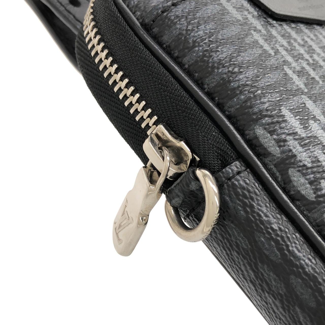 ルイヴィトン ダミエ グラフィット 3D モジュラブル ポーチ N60447 ショルダーバッグ