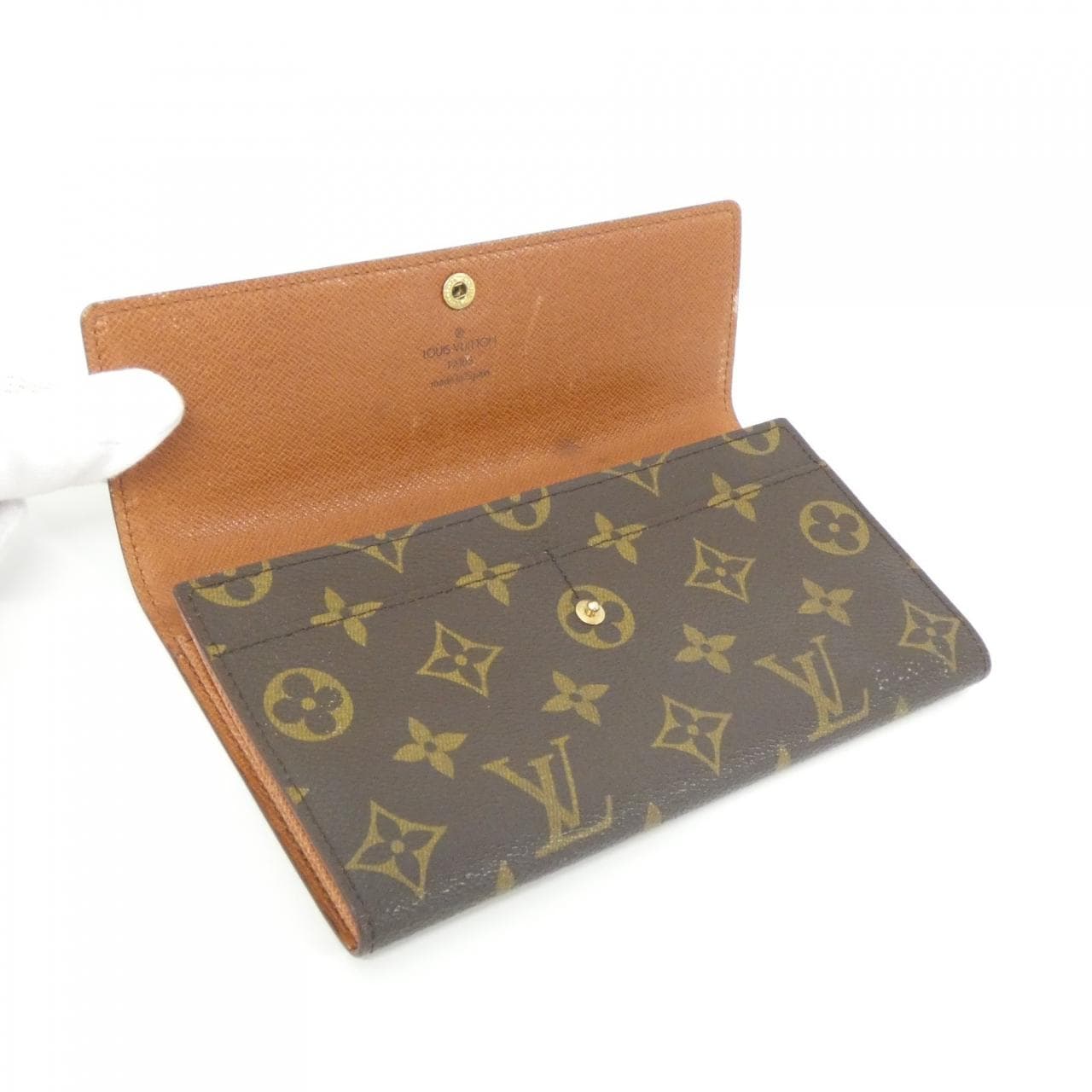 LOUIS VUITTON Monogram Porte Monet Credit M61725 钱包