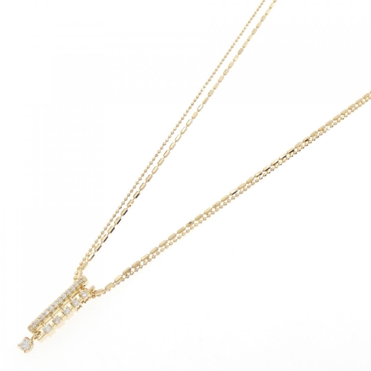 K18YG ダイヤモンド ネックレス 0.23CT