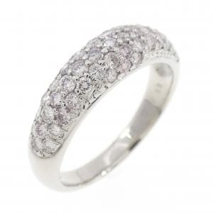 PT900 パヴェ ピンクダイヤモンド リング 0.33CT