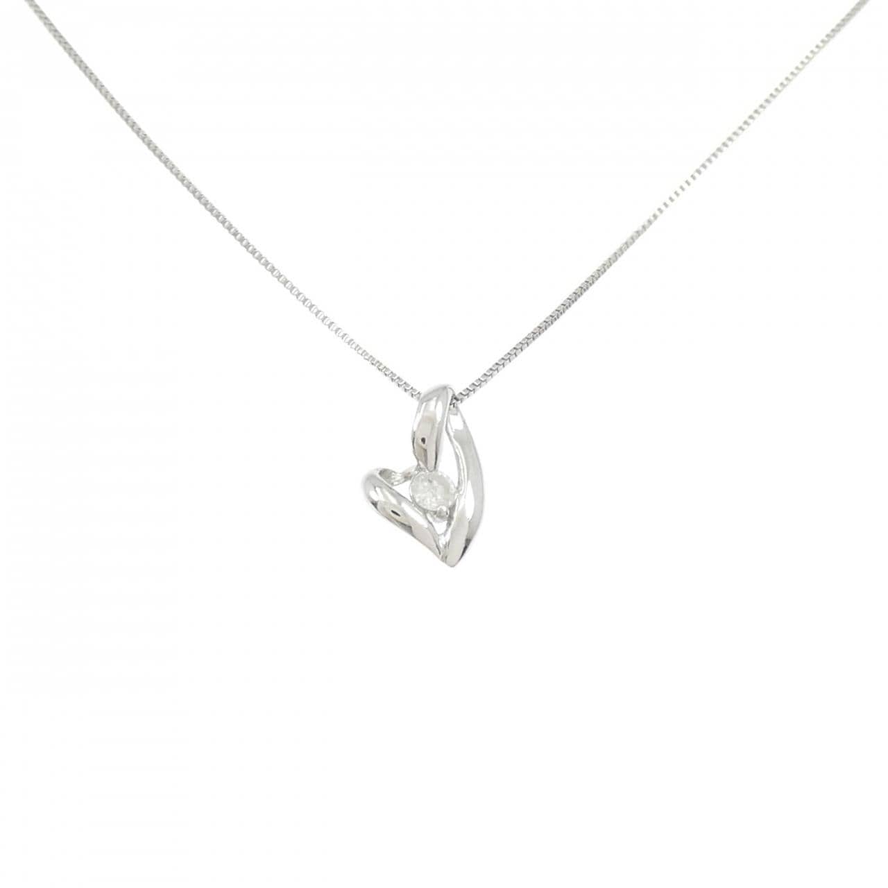 PT900/PT850 ダイヤモンド ネックレス 0.05CT