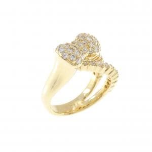 ポンテヴェキオ リボン リング 0.71CT