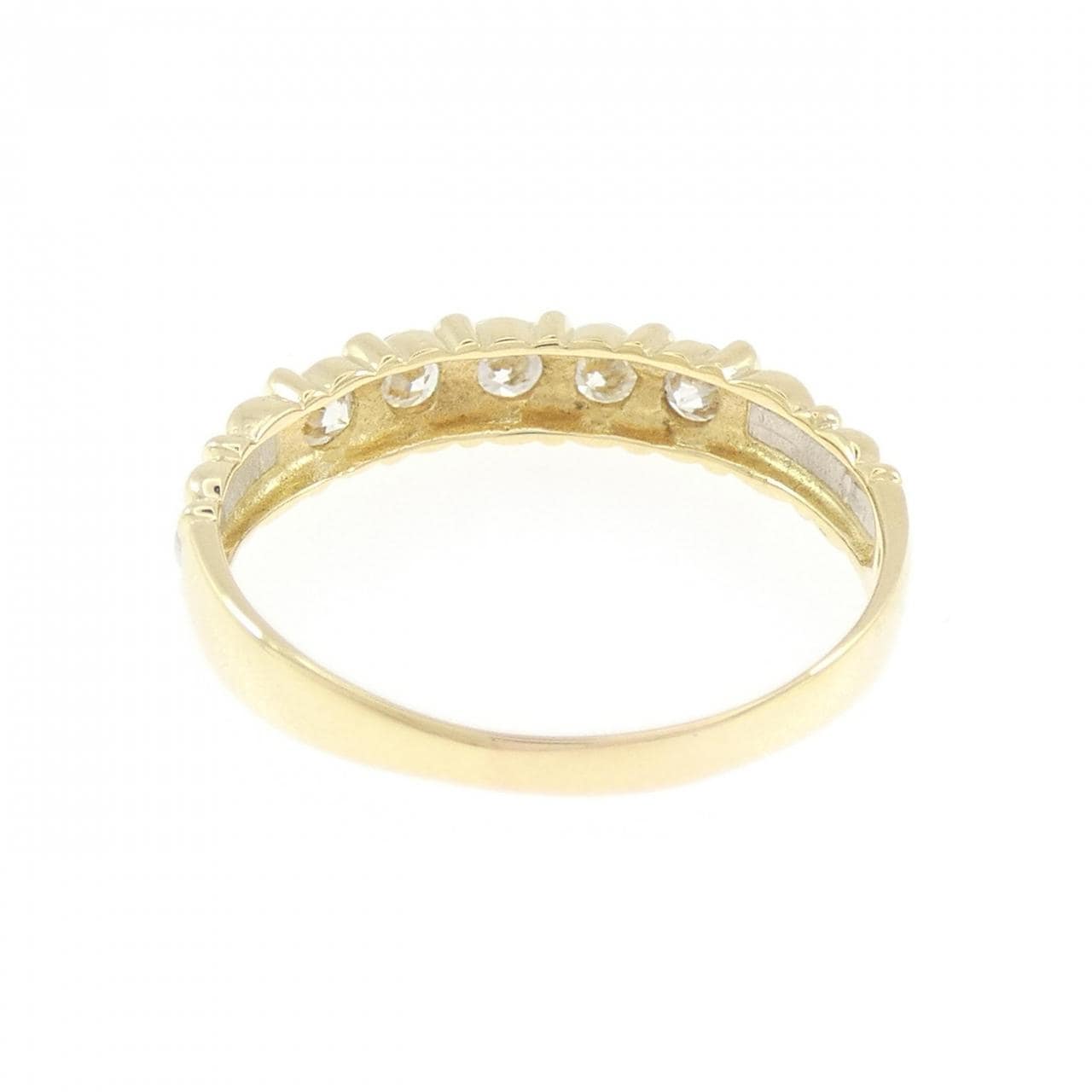 K18YG/PT900 ダイヤモンド リング 0.50CT