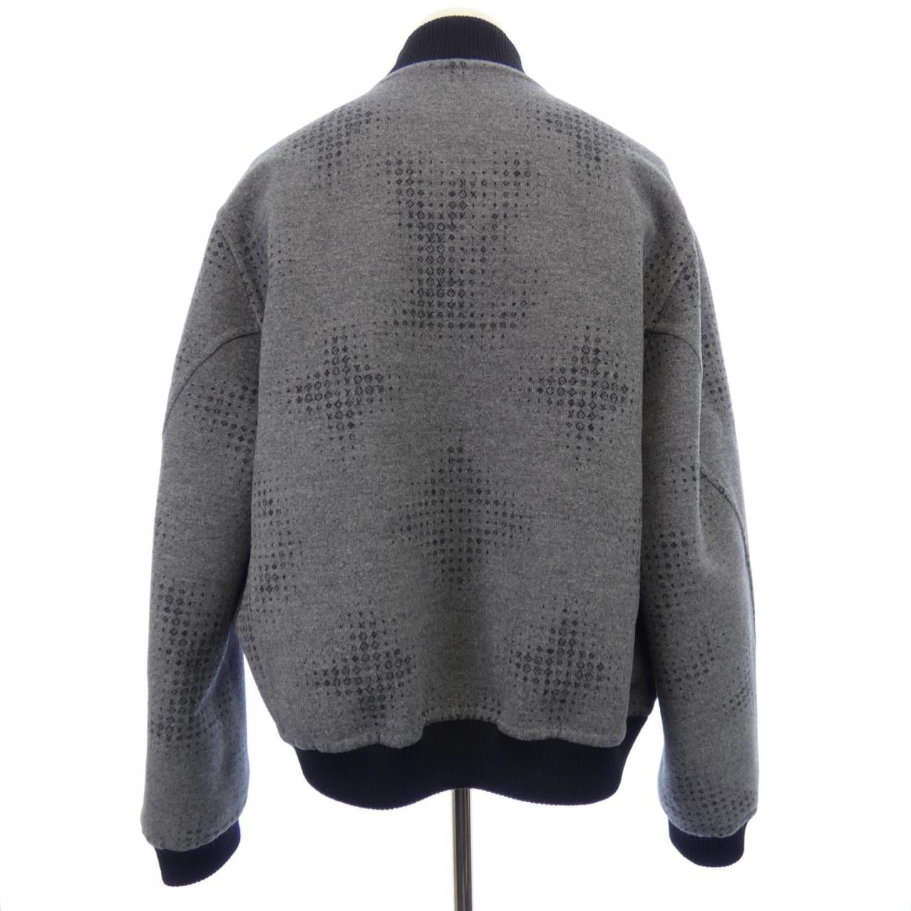 ルイヴィトン LOUIS VUITTON リバーシブルダブルフェイスウールシルクブレンドボンバー HRFB2EDIQ ブルゾン