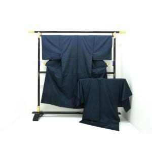 【未使用品】男物　証紙付１００山　きもの・羽織２点セット【本場奄美大島紬】