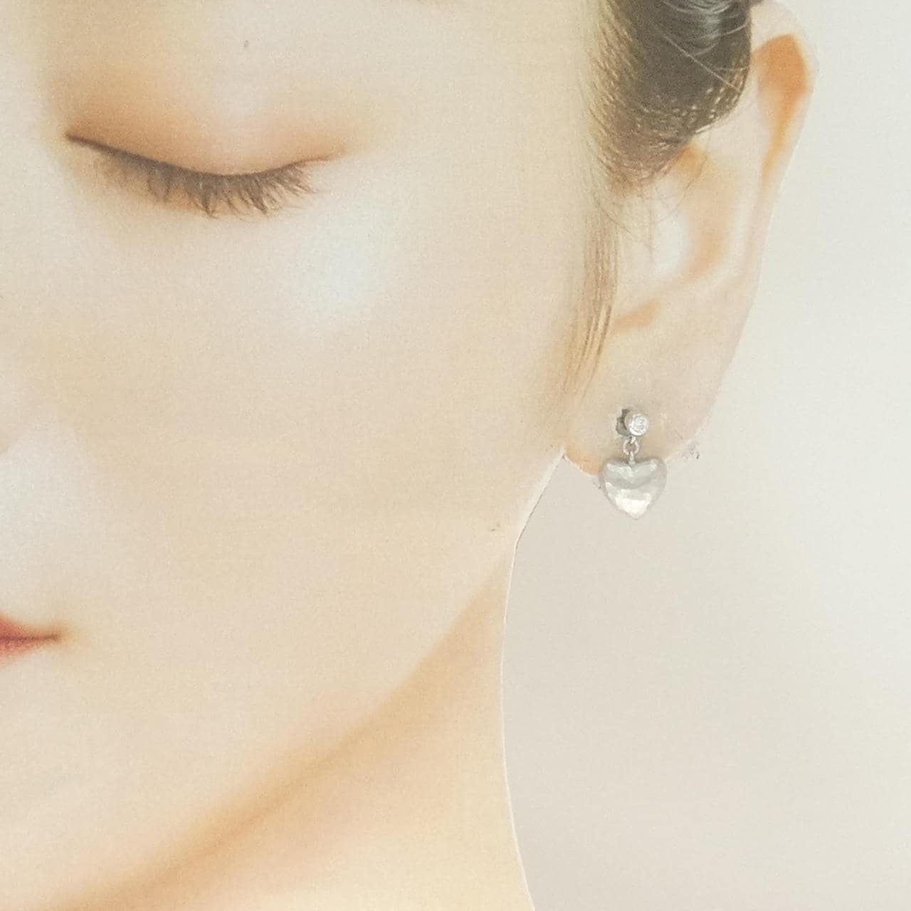 ティファニー ハマード　ハート ピアス