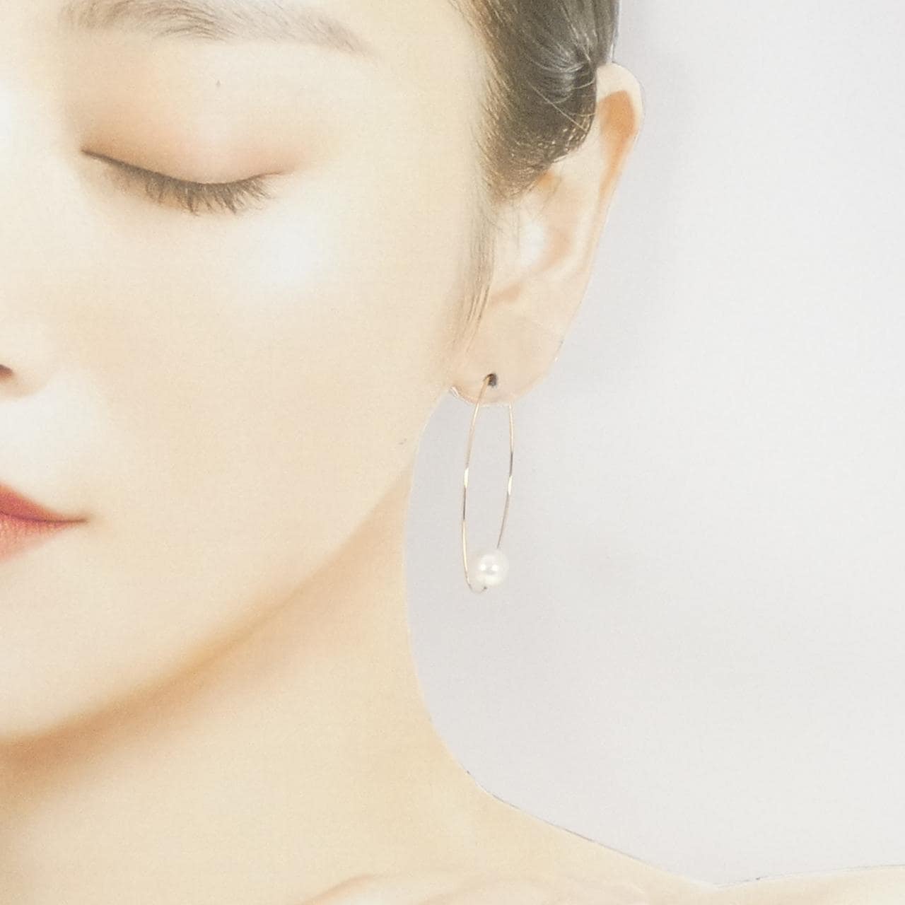 COCOSHNIK淡水珍珠耳环 8 毫米