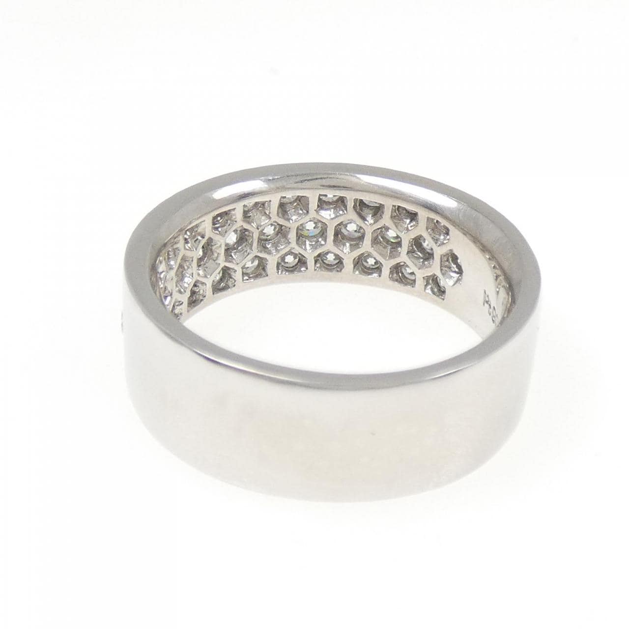 PT900 パヴェ ダイヤモンド リング 1.11CT