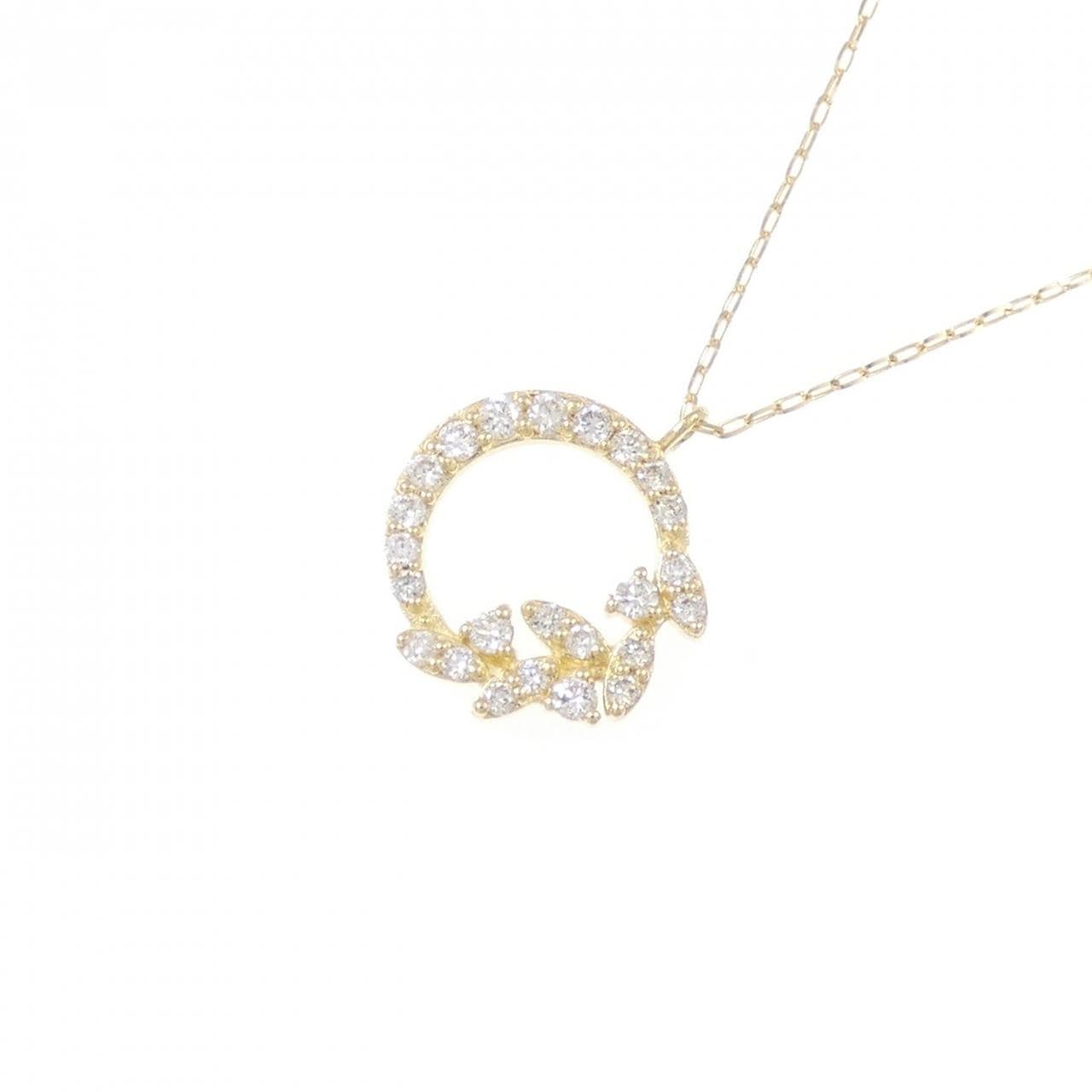 [BRAND NEW] K18YG Diamond Necklace 0.15CT