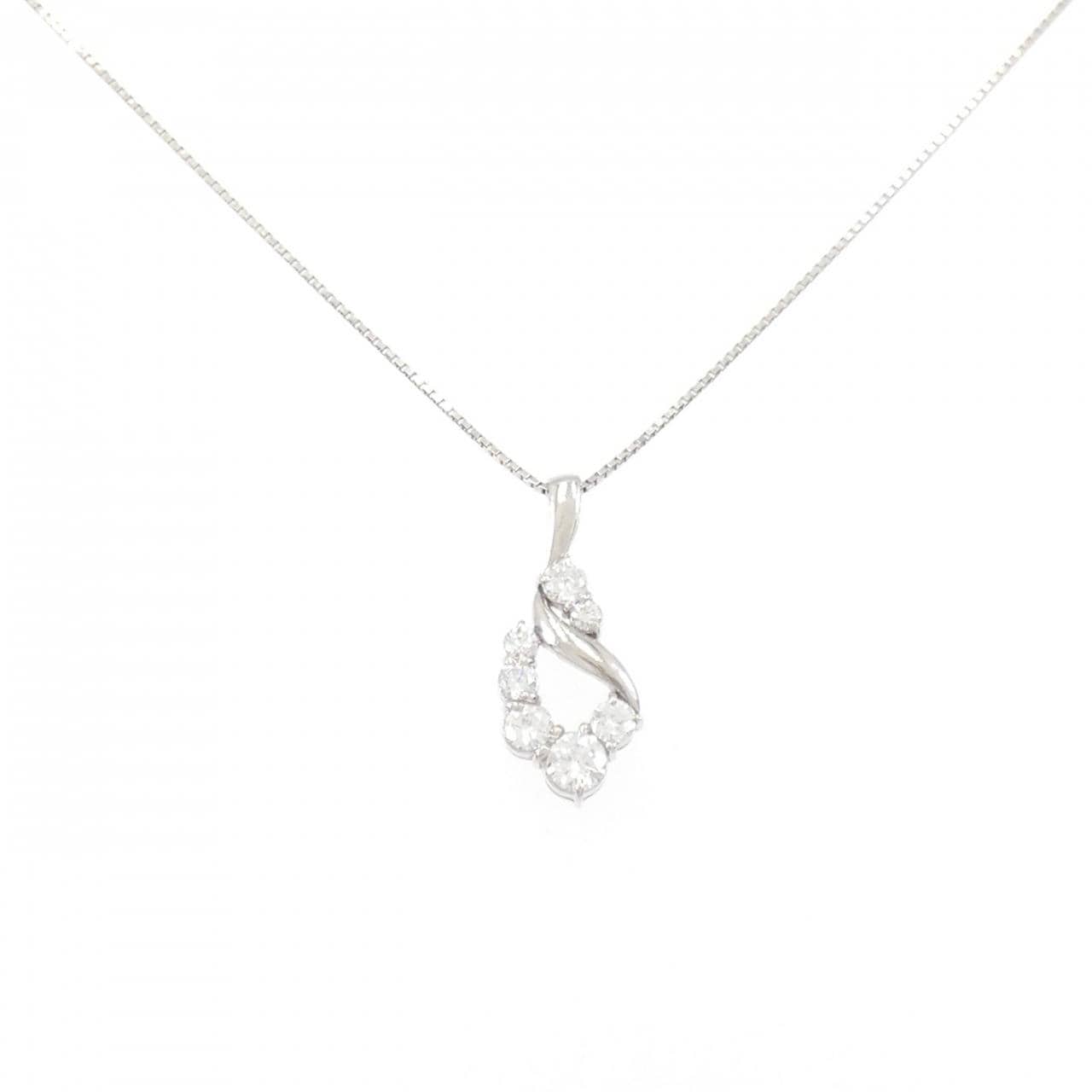 PT ダイヤモンド ネックレス 0.645CT