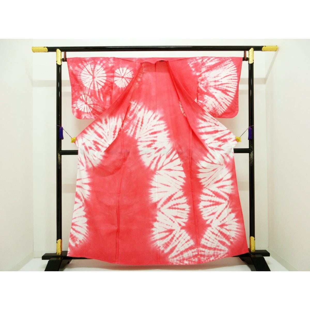 【新品】女ゆかた　絞り加工