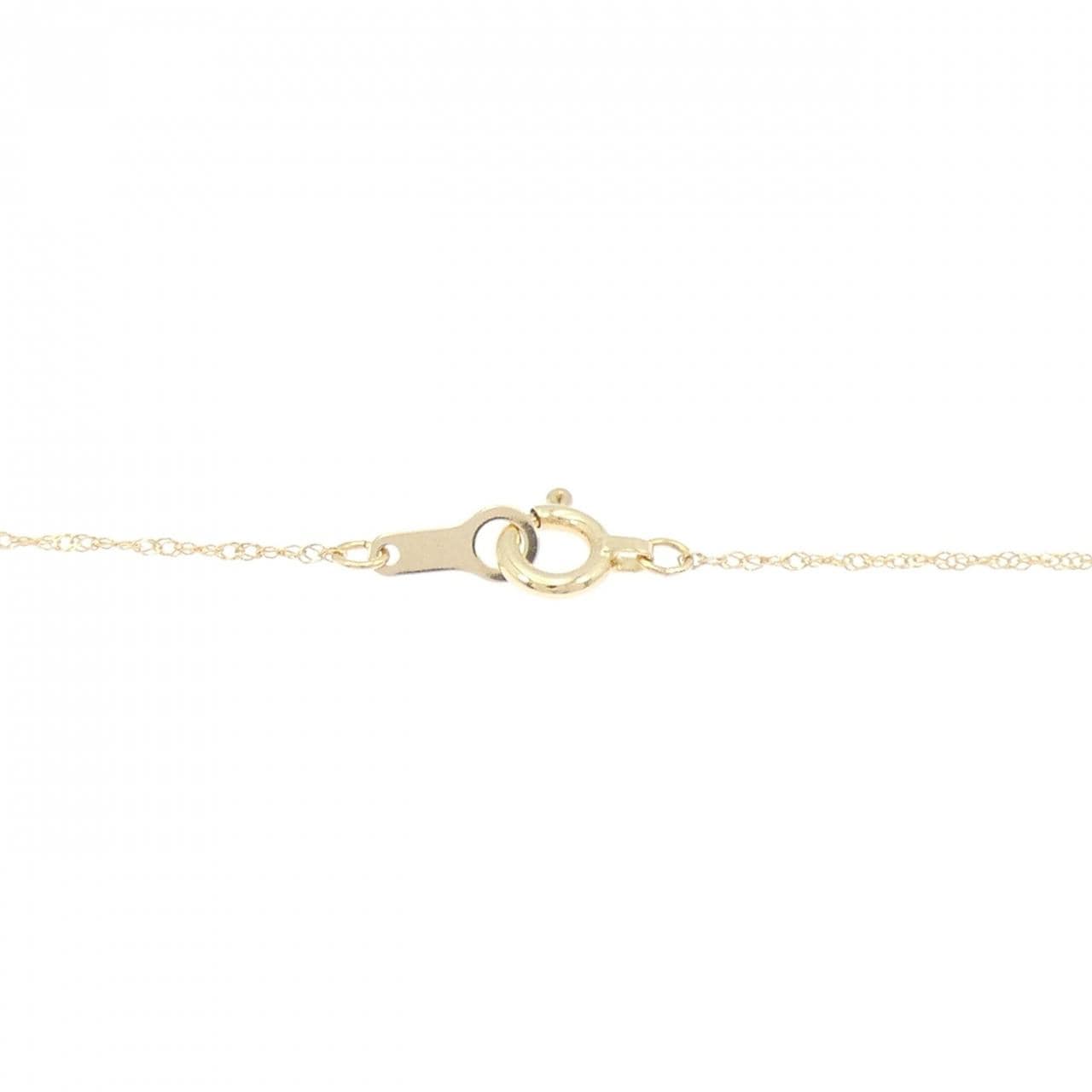 K18YG ハート ダイヤモンド ネックレス 0.02CT