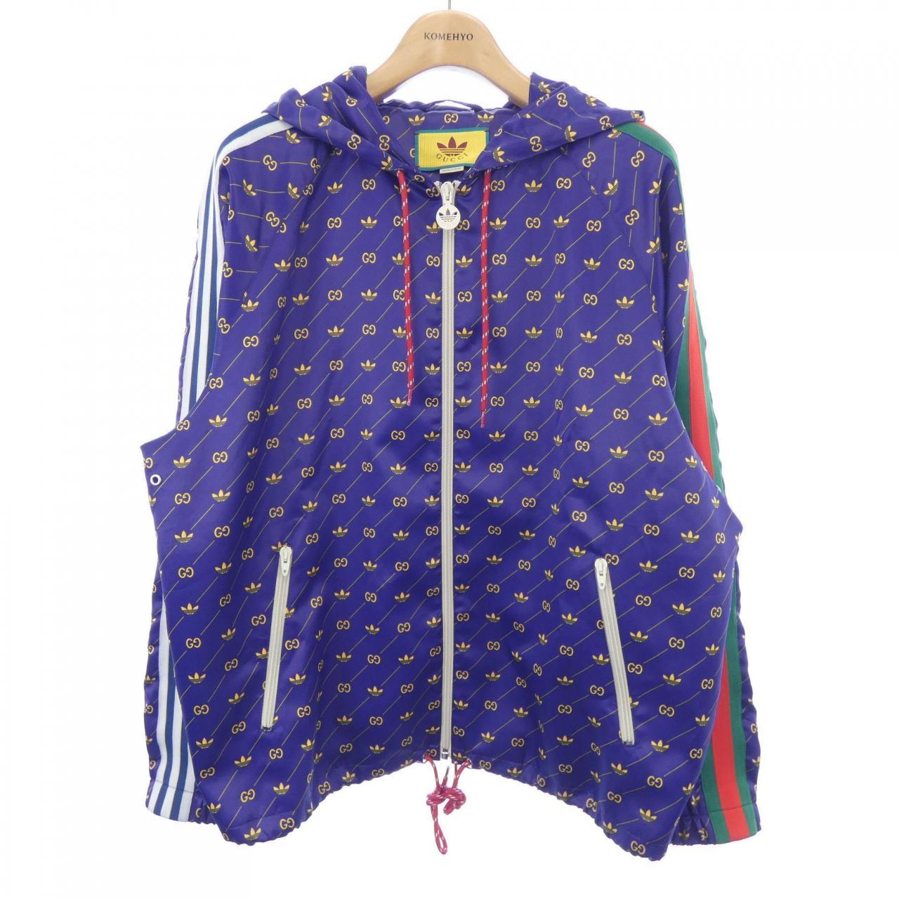グッチ GUCCI ADIDAS TREFOIL PRINT JACKET 691428 ZAJCZ ブルゾン