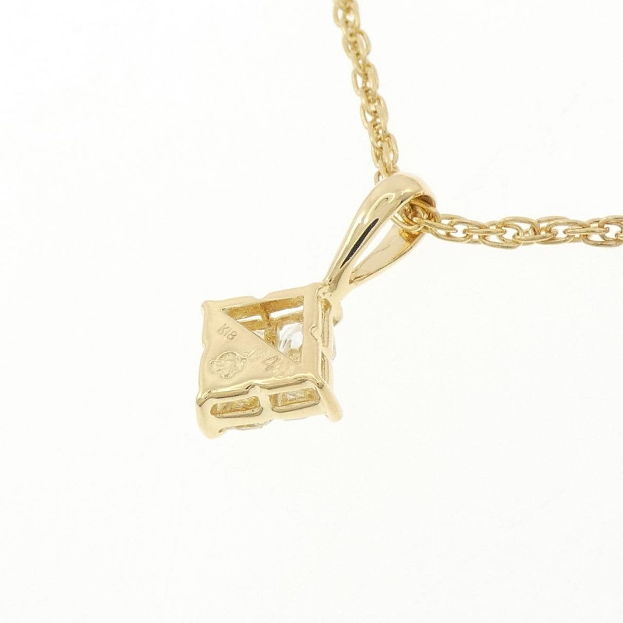 K18YG ダイヤモンド ネックレス 0.40CT