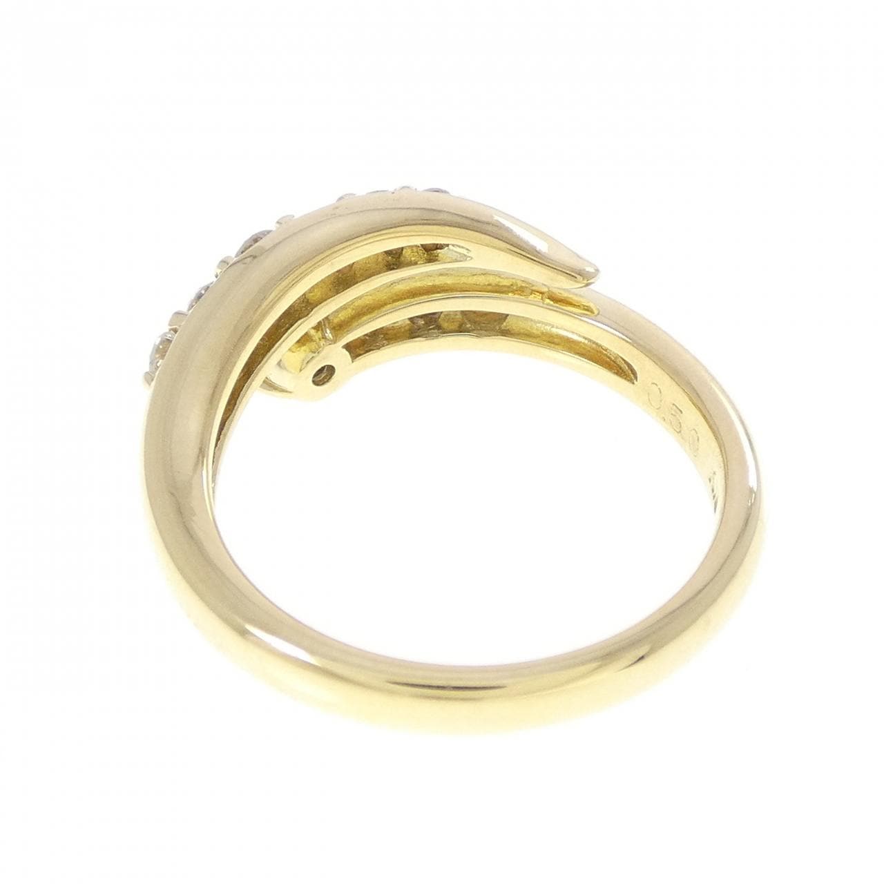 K18YG ダイヤモンド リング 0.50CT