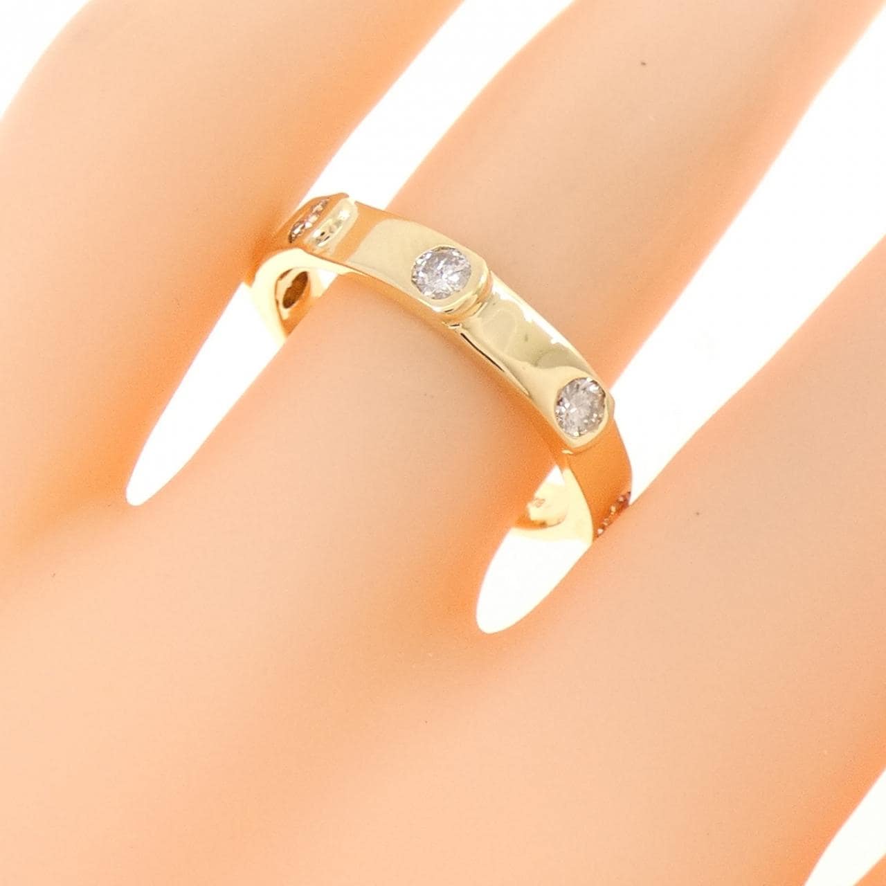 K18YG ダイヤモンド リング 0.60CT