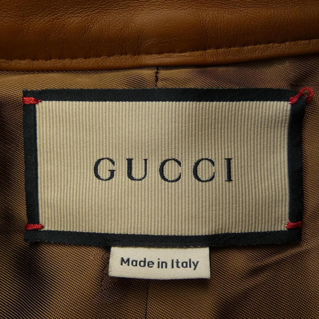 グッチ GUCCI レザー トリム GGキャンバス 681034 Z8AV6 ジャケット