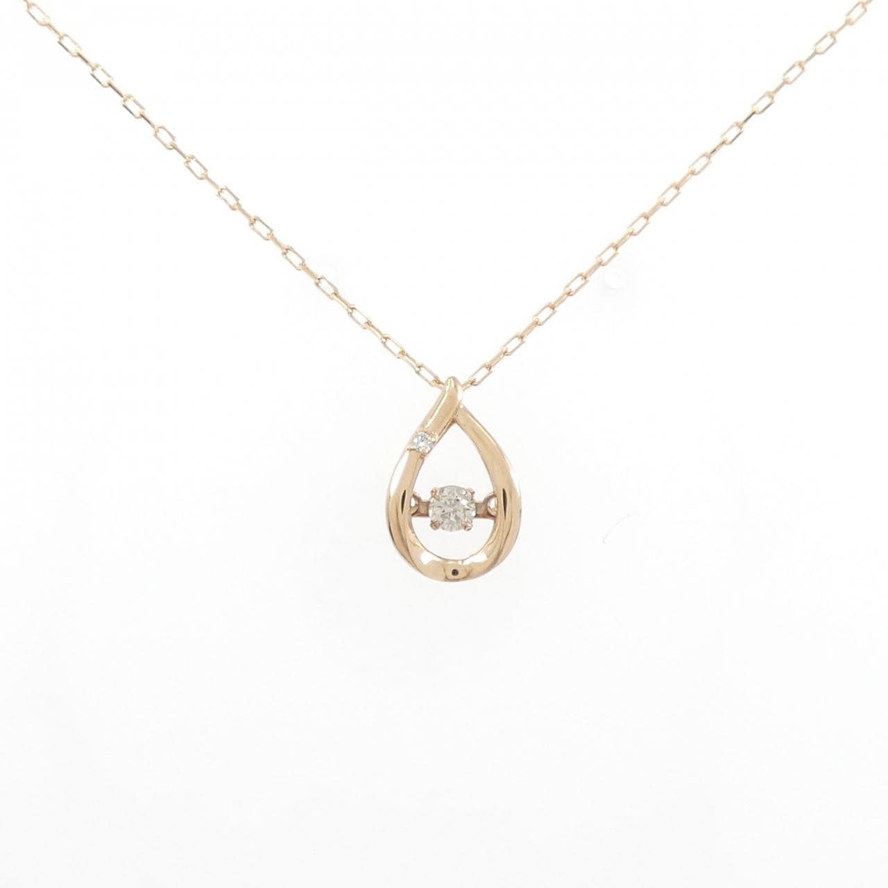K10PG ダイヤモンド ネックレス 0.05CT