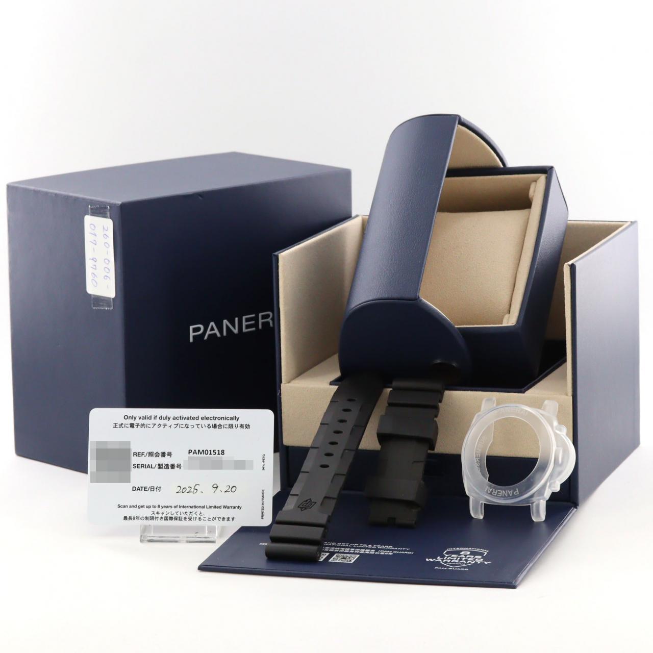 パネライ サブマーシブル ネイビーシールズ PAM01518 SS 自動巻