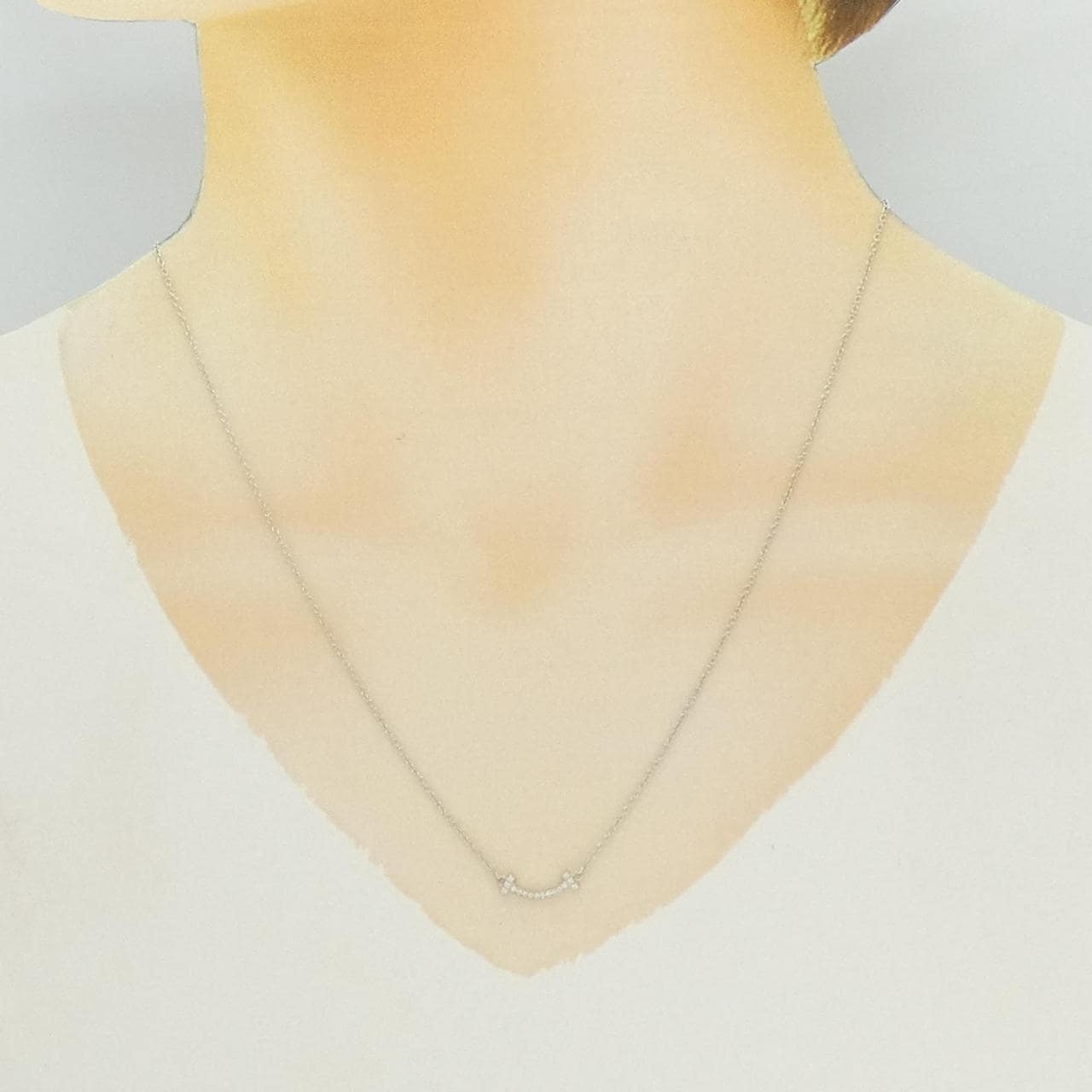 ティファニー Tスマイル ミニ ネックレス