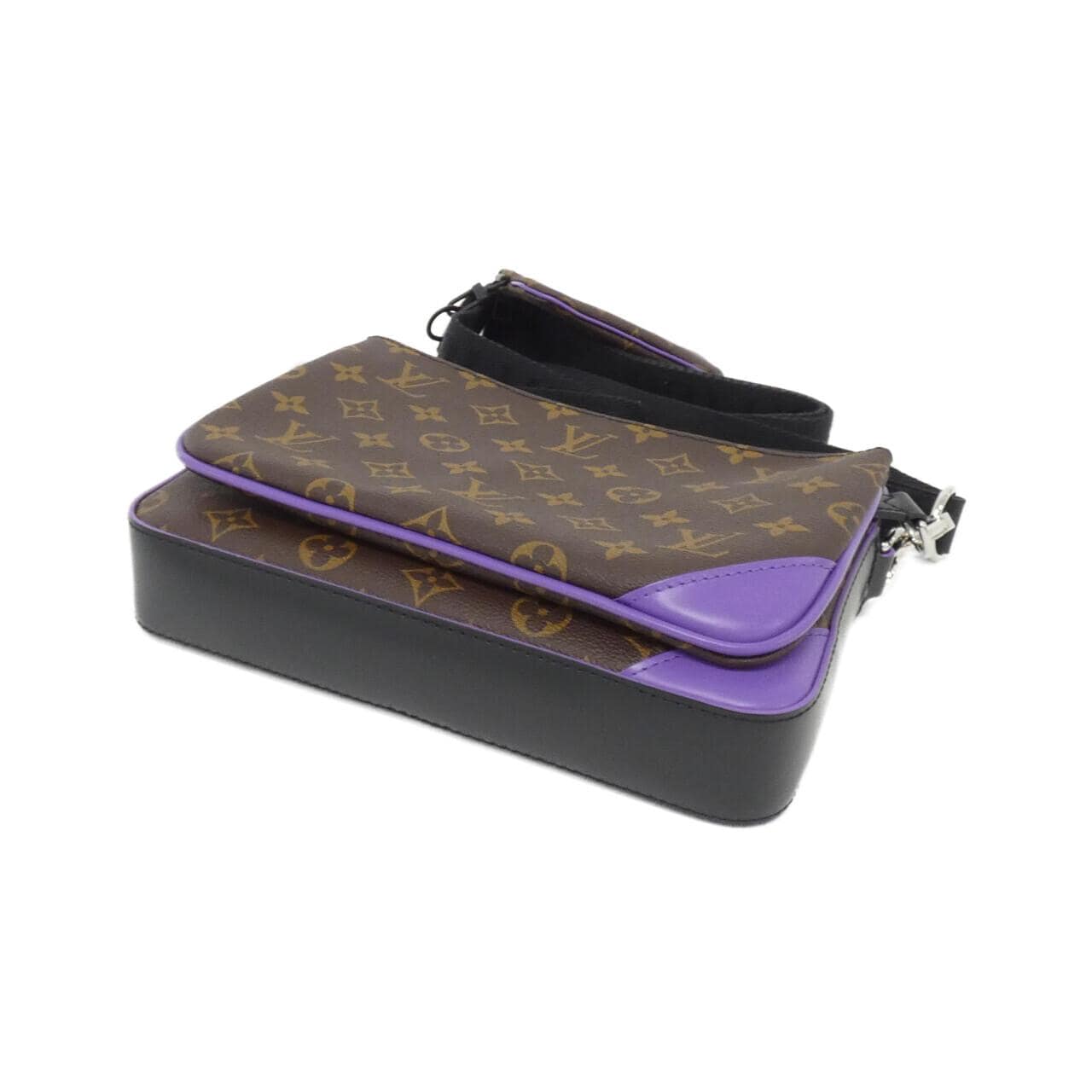 LOUIS VUITTON Monogram Macassar Trio 邮差包 M46266 单肩包