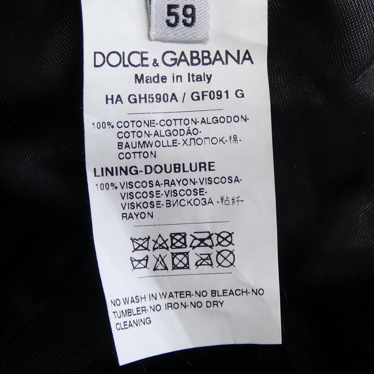 ドルチェアンドガッバーナ DOLCE&GABBANA GH590A キャップ