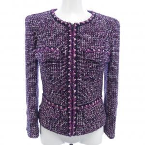 【ヴィンテージ】シャネル CHANEL P21418V12425 03P ノーカラージャケット