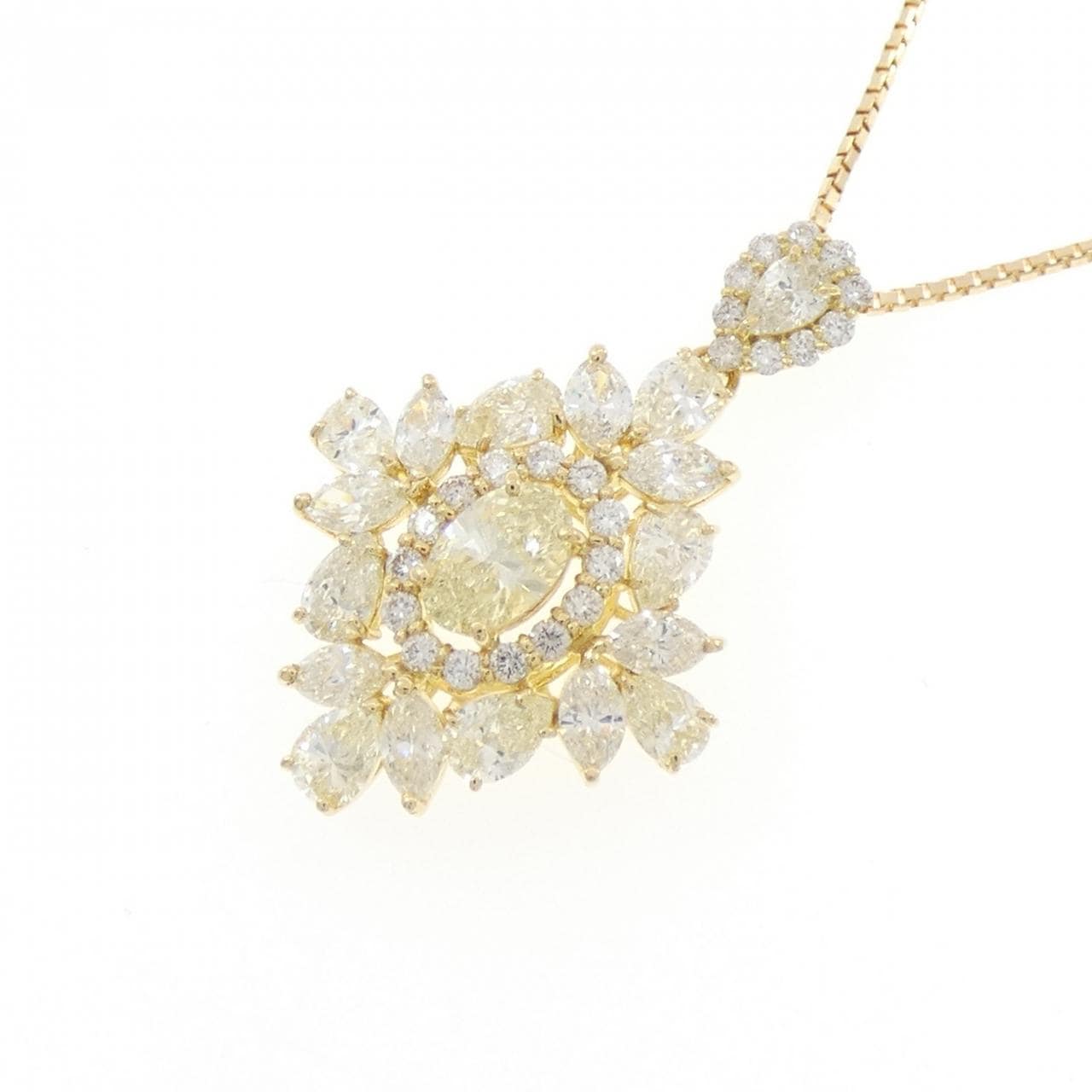 K18YG ダイヤモンド ネックレス 2.00CT