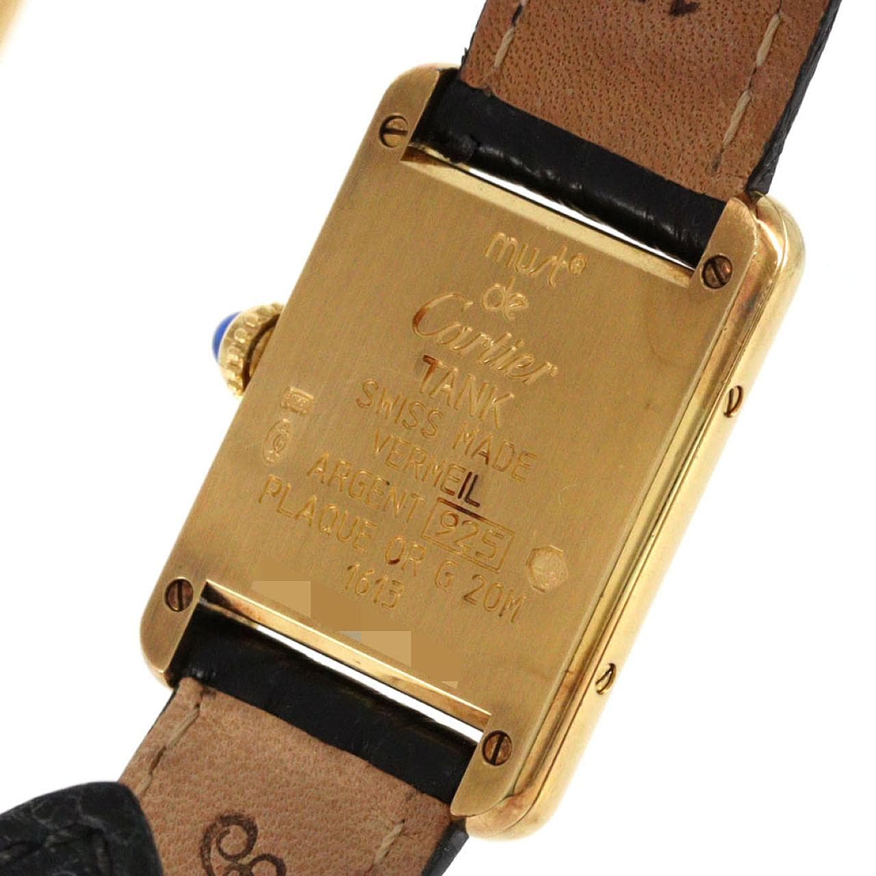【ノーメンテナンス還元価格】カルティエ マストタンク SM GP W1003154 GP クォーツ
