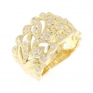 K18YG ダイヤモンド リング 0.34CT