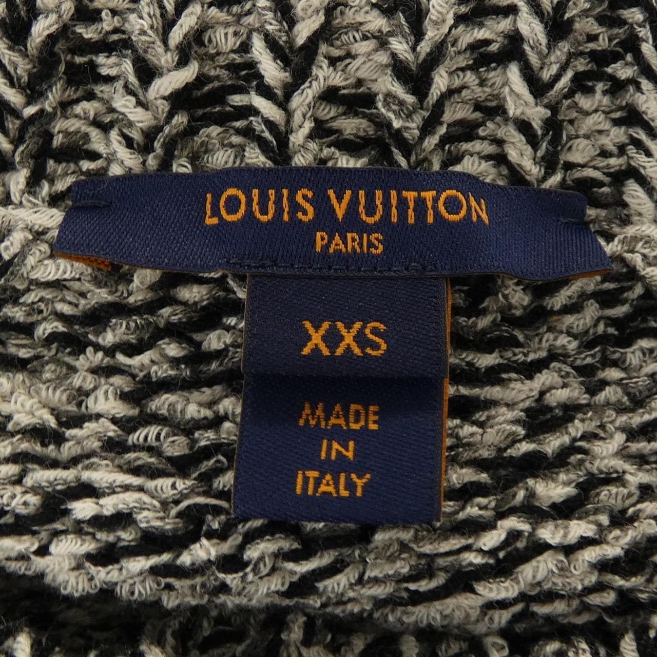 ルイヴィトン LOUIS VUITTON ラインストーントリムツイード FMKC82OJ7 カーディガン