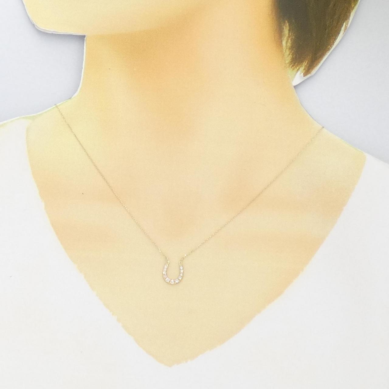 Diamond Horseshoe Necklace - Amber Erin Jewelry
